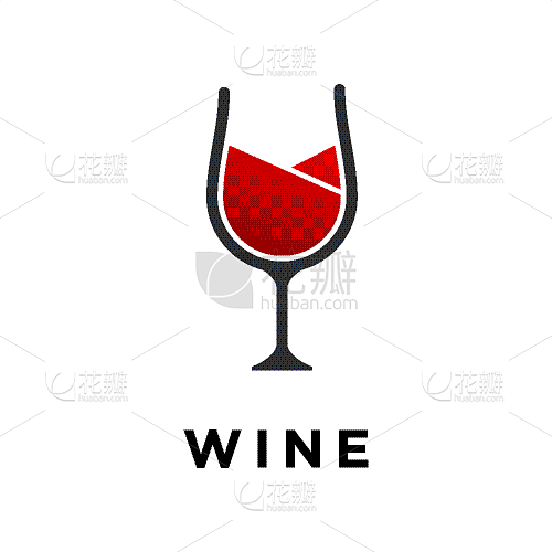 wine logo with a cle...