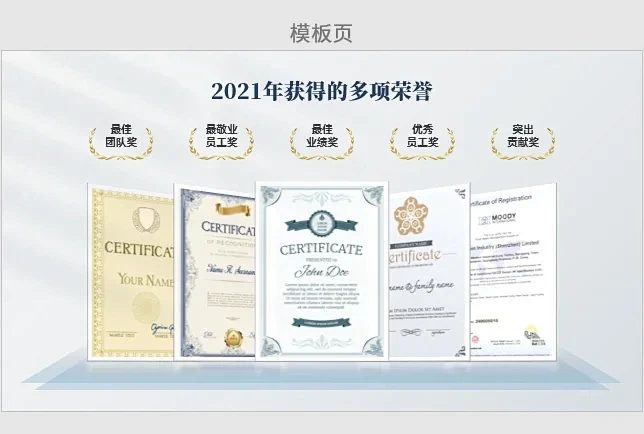 PPT荣誉证书的排版：步骤详解如下 Step1：渐变矩形，位置/透明度0/100,98/85； Step2：插入荣誉证书，映像透明度/大小 ...