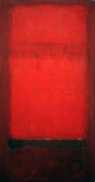 Mark Rothko Light red over dark red: 