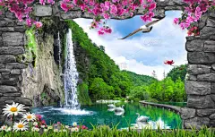 惊人的3D自然背景和壁纸