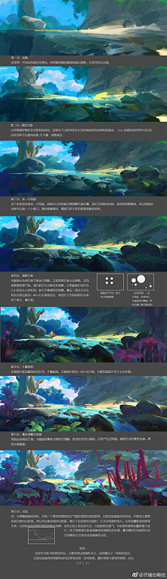 橘黄=W=采集到场景概念绘画设计