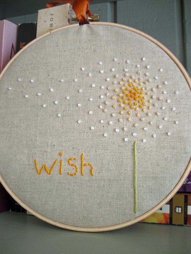 Embroidery hoop art:...