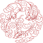 中国古风古典传统吉祥民族免抠PNG图案 纹样印花AI矢量印刷素材 (78)