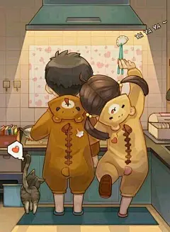 陪伴是最长情的告白，愿有一个温暖的人陪你走过这一生。_看图_陕西交通职业技术学院吧_百度贴吧 _2插画类-日韩风宣传采下来 #率叶插件，让花瓣网更好用#