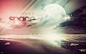 abduzeedo beaches clouds outer space planets wallpaper (#730977) / Wallbase.cc