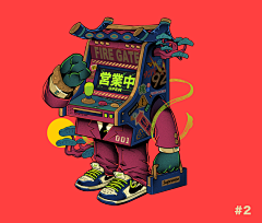 -阿林-采集到2.5D插画