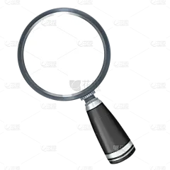 手绘-初高中课程辅导贴纸-放大镜