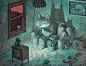 儿童科幻小说绘本插画集_澳大利亚插画师_Shaun Tan