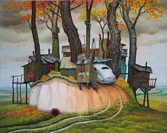 [看看]波兰插画师Jacek Yerka：科幻艺术大师