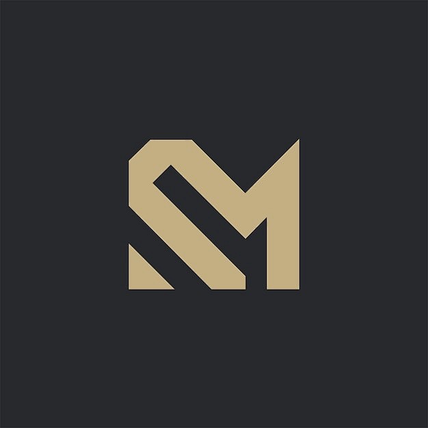 字母sm标志logo矢量图设计素材