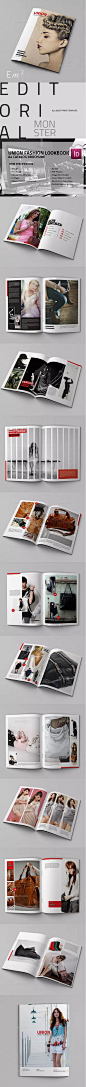 40例美丽时尚的宣传画册模板设计