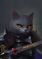 Lancelot cat, Weiss hunt : Lancelot cat
