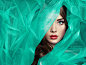 Fashion photo of beautiful women under turquoise veil by Oleg Gekman on 500px