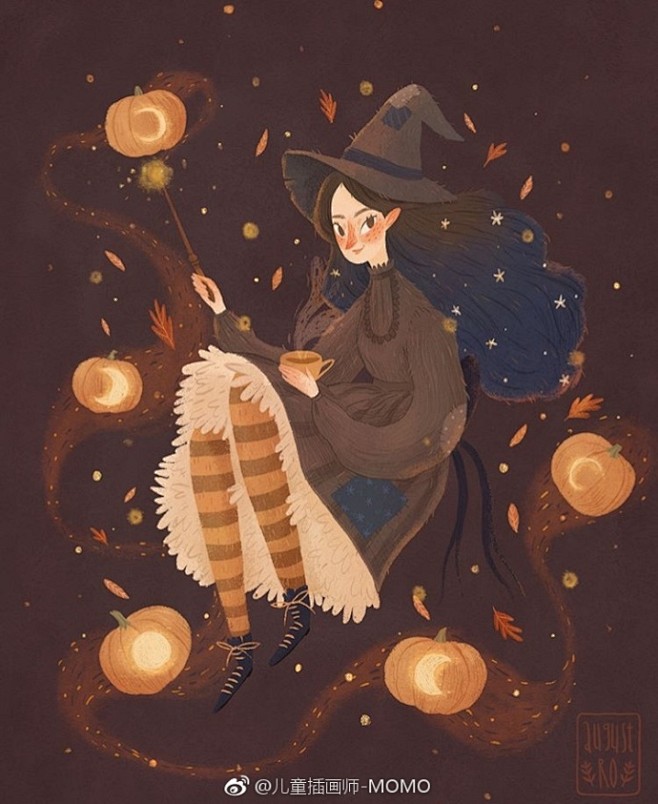 数码儿童插画momo儿童插画#美萌插...