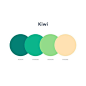 Color schemes, palettes, combinations - Green, yellow