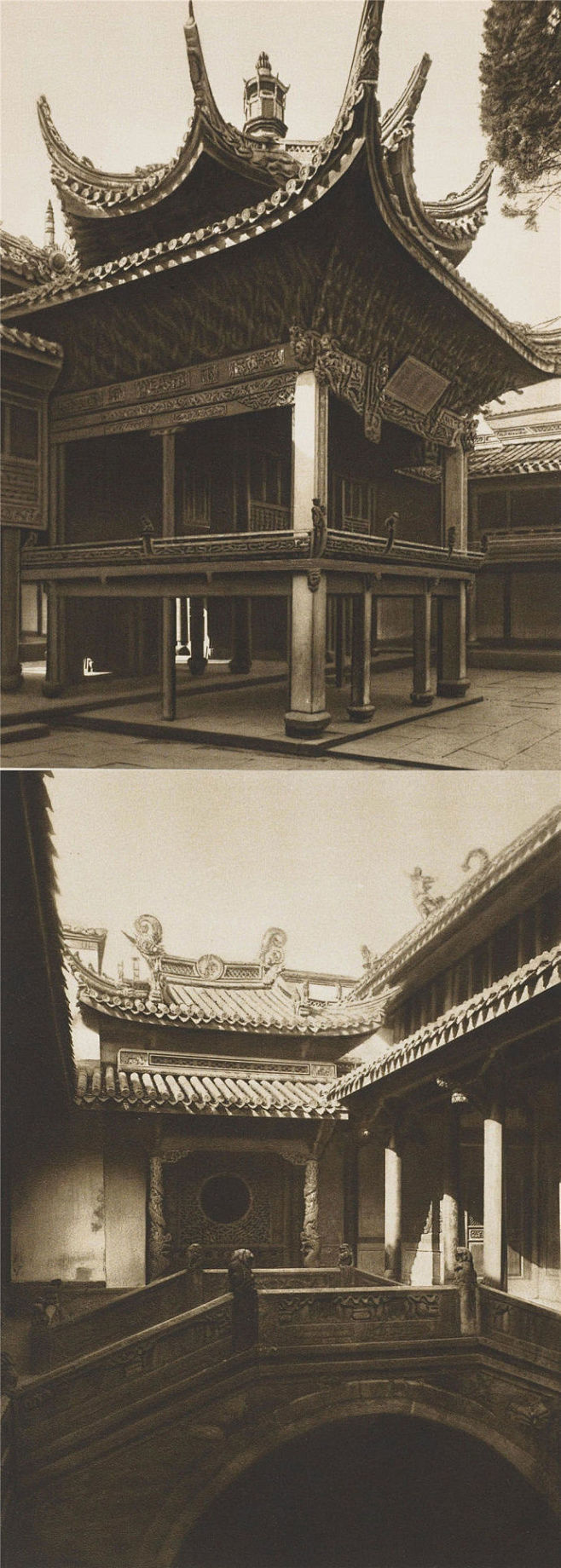 【珍贵老照片】1900年代，江浙沪古建筑...