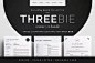 极简高端简历模版 Threebie Resume/CV Bundle 4