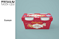 零食品酸奶乳酪产品包装瓶盒子 VI智能贴图提案Mockup样机PSD模板-淘宝网