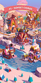 This may contain: the game's screens are all different colors and shapes, but there is no image on