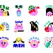 Google Allo Stickers on Behance