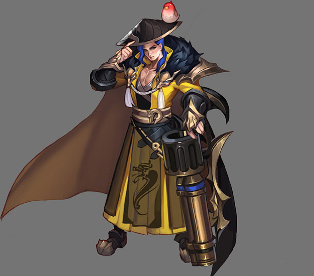 《王者荣耀》最新角色刘备原画设计模型分享【武汉完美空间】