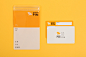 pin yellow logo Logotype chinese design brand print graphic card pattern Icon shop VI CI