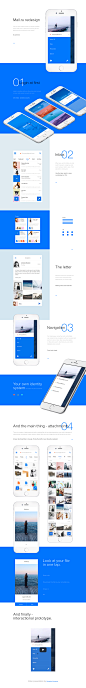 Mail.ru application redesign concept on Behance