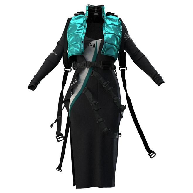 CYBERPUNK DRESS SET