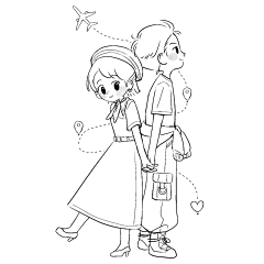 Q版绘本插画丨初恋 First Love 超热日剧同人插画-14