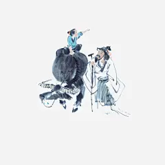 牧童免抠素材_新图网 https://ixintu.com 清明节 牛 牧童