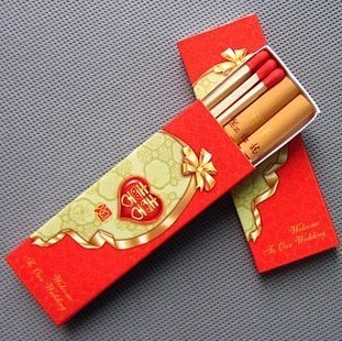 新中国红/新款喜烟盒/喜糖盒/两支装//...