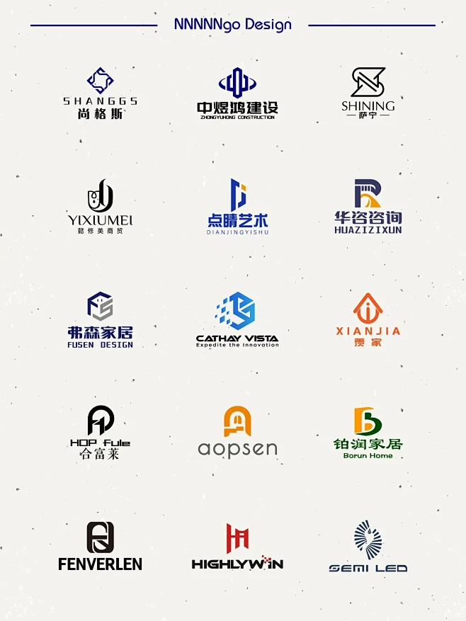 一组简约大气logo分享丨高级感设计商标-花瓣网