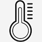 温度计科技矢量线图标 https://88ICON.com 温度计 科技矢量线图标