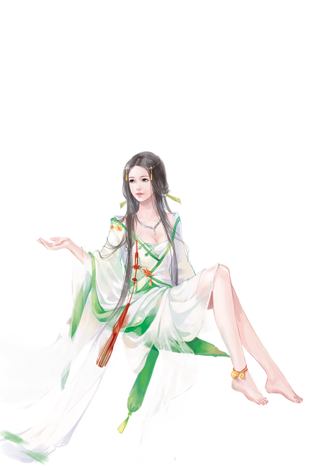 绿衣女子_l2
