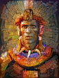 Image of THE AFRICAN BRICKS "Shaka Zulu" (Limited edition fine art prints)