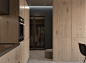 ALLISON | apartment in Kyiv, Ukraine, 2018 : Natural shades combined with laconic living minimalism - this is Alison, a new home for the young Kiev couple. The design concept of this apartment is to create a concise, maximum cozy, and functional space.The