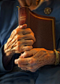 Grandma's hands and her bible :)