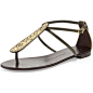 Giuseppe Zanotti Women's Crystal Studded Thong Sandal