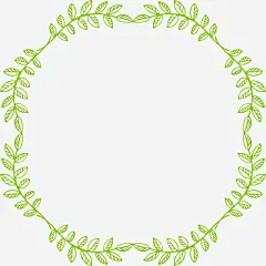 绿色春季清新草环高清素材 春天 春季 春日 枝条 植物 自然 草环 边框纹理 免抠png 设计图片 免费下载