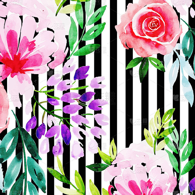 Watercolor Floral Mu...