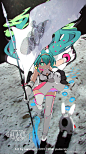 初音未来　GALAX... - @橙牙蛙kannnu的微博 - 微博