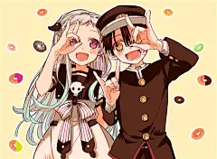 动漫地缚少年花子君p站同人图集原画插画壁纸线稿图素材美术资料 – ACG图包网