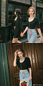 真人芭比般的存在 Chuu模特 Chloe 
精致五官与完美身材兼备的甜美小仙女 
我好想用这样的精致脸生活一次 哪怕只有一天 
Instagram：chuu__chloe ​​​​