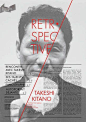 TAKESHI KITANO RETROSPECTIVE by Gabrielle FERRY 排版 海报 #采集大赛#@北坤人素材