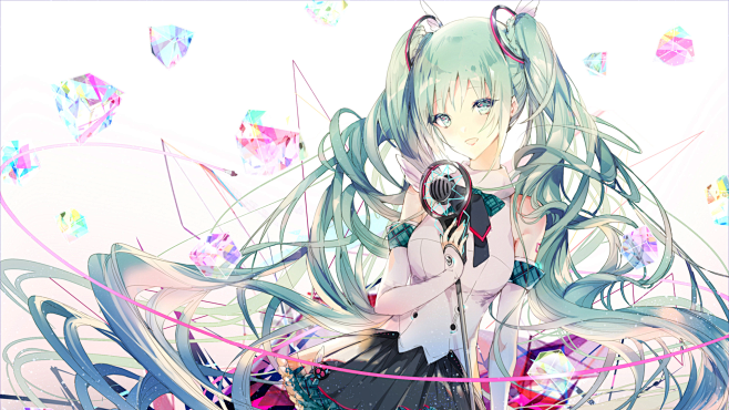 初音未来同人高清宽屏桌面壁纸