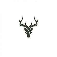 Deer logo design mad...