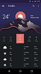 Weather app concept 2