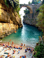 Beautiful Beach, Furore, Amalfi Coast - Italy.