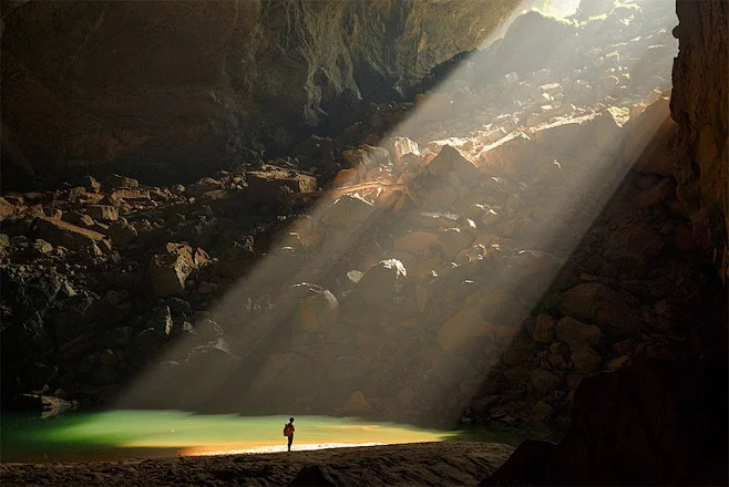Inside Hang Son Doong - The Awesomer : Photographer Ryan Deboodt flew his drone into the belly of Vietnam's Hang Son Doong, the world's largest known cave, capturing spectacular footage of the l