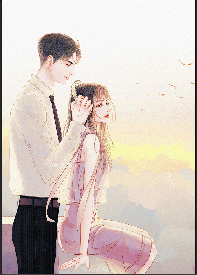 练习_WAI醒人·阿醒__插画师作品_涂...
